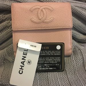 Authentic Chanel Wallet pink